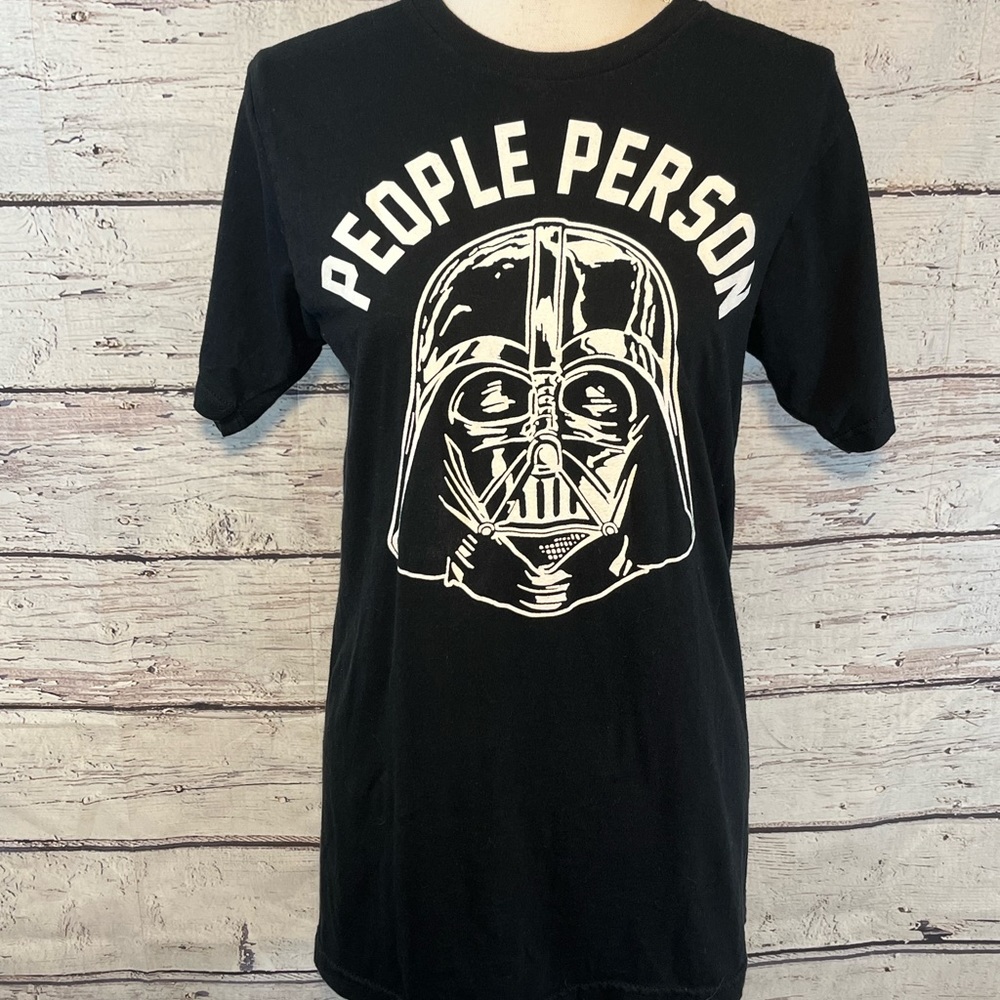 FIFTH SUN  T-Shirt Star Wars Darth Vader "People Person" Black-Medium
